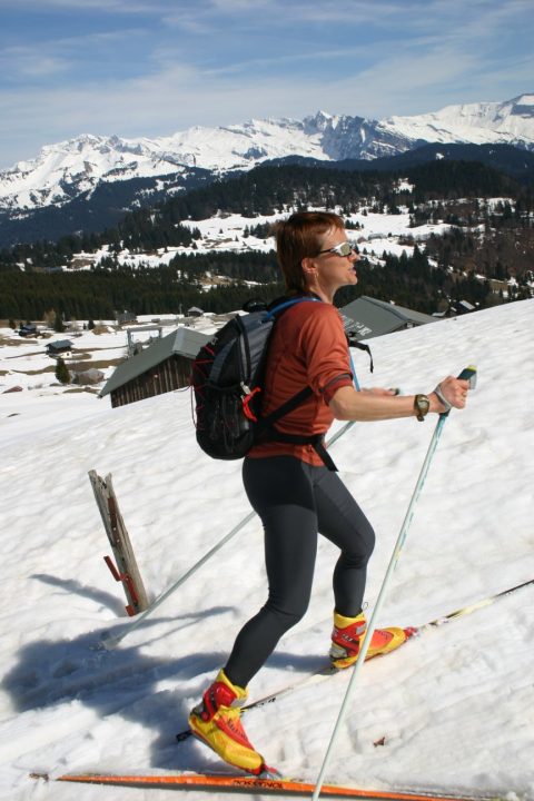 Ski de fond au printemps